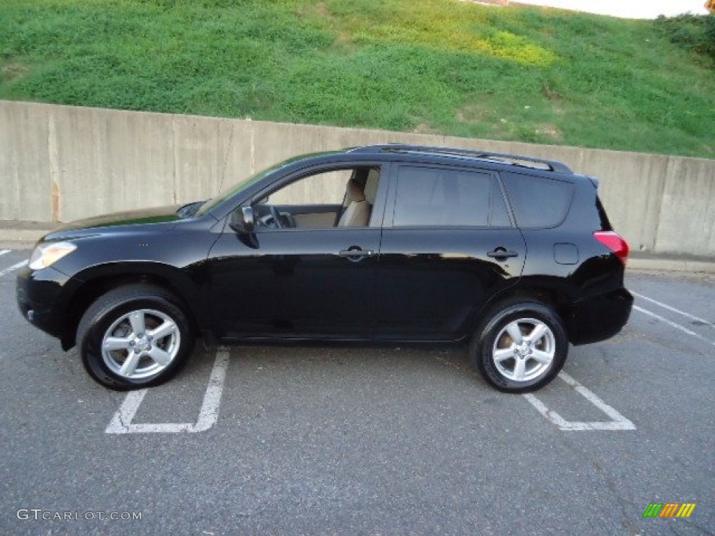 2008 RAV4 V6 4WD - Black / Taupe photo #4