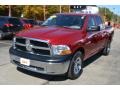 2010 Inferno Red Crystal Pearl Dodge Ram 1500 ST Crew Cab 4x4  photo #3
