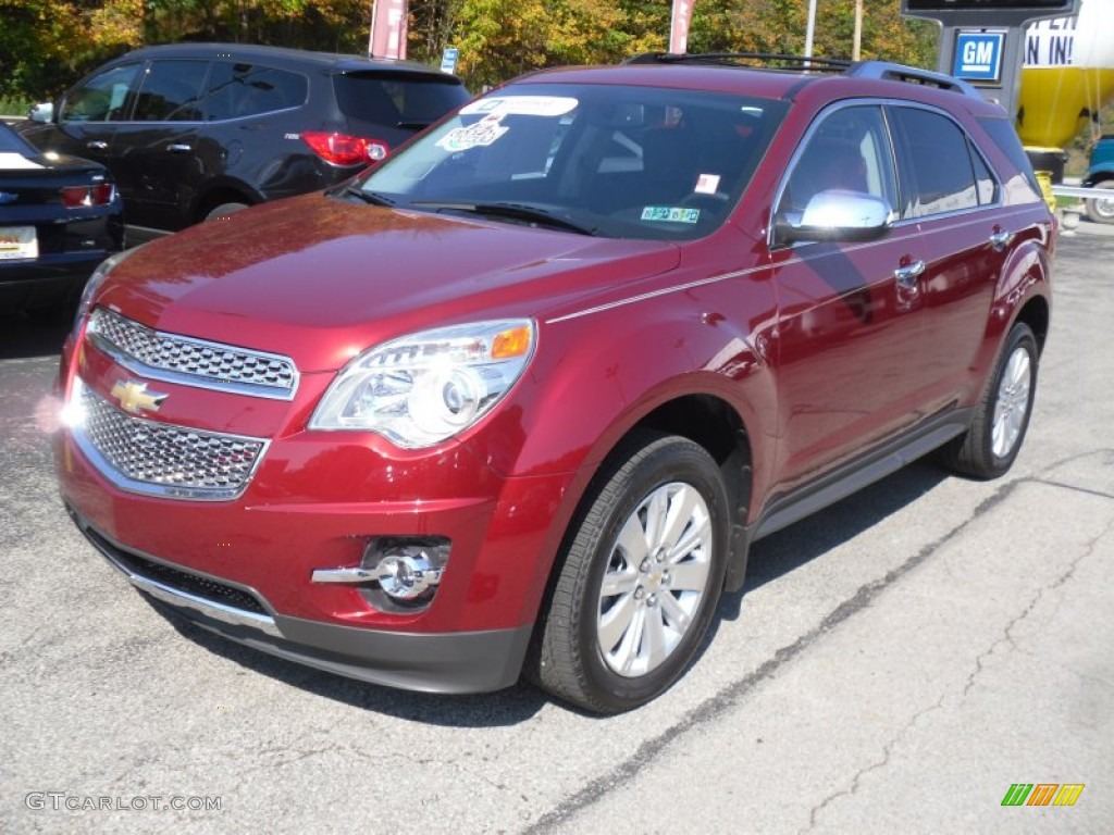 Cardinal Red Metallic 2011 Chevrolet Equinox LTZ AWD Exterior Photo #55050903