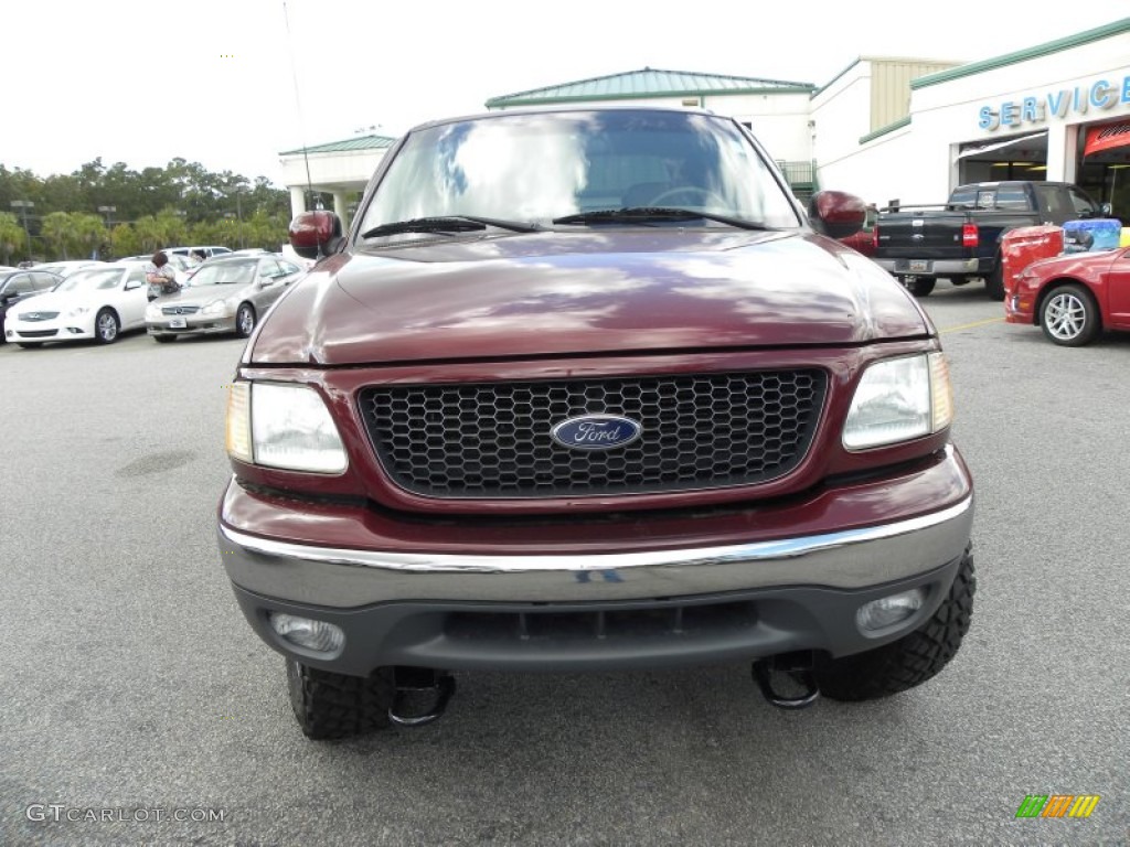 2003 F150 Lariat FX4 Off Road SuperCrew 4x4 - Toreador Red Metallic / Medium Parchment Beige photo #18