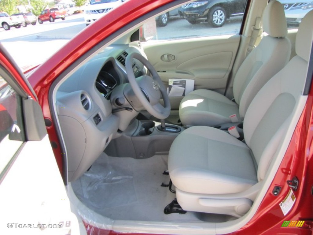 Sandstone Interior 2012 Nissan Versa 1.6 SV Sedan Photo #55052156