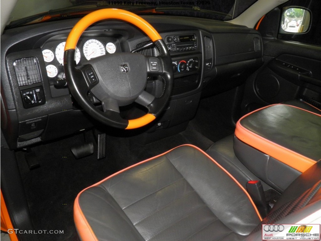 2004 Custom Orange Dodge Ram 1500 Hemi Gtx Regular Cab