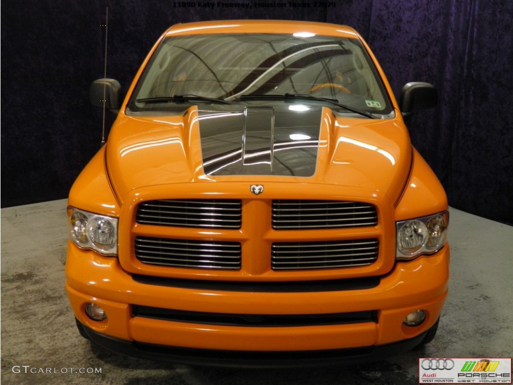 2004 Ram 1500 HEMI GTX Regular Cab - Custom Orange / Dark Slate Gray/Orange photo #12
