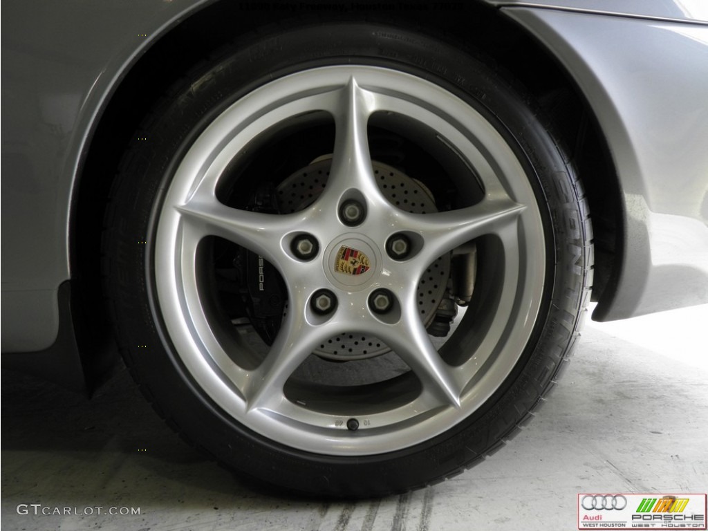 2004 911 Carrera Coupe - Seal Grey Metallic / Graphite Grey photo #26