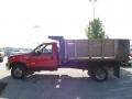 2005 Red Ford F350 Super Duty XL Regular Cab 4x4 Chassis  photo #7