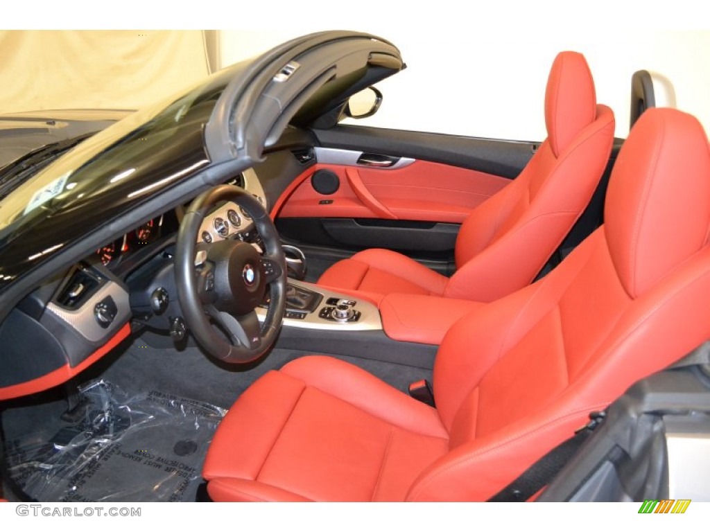Coral Red Interior 2011 BMW Z4 sDrive30i Roadster Photo #55053087