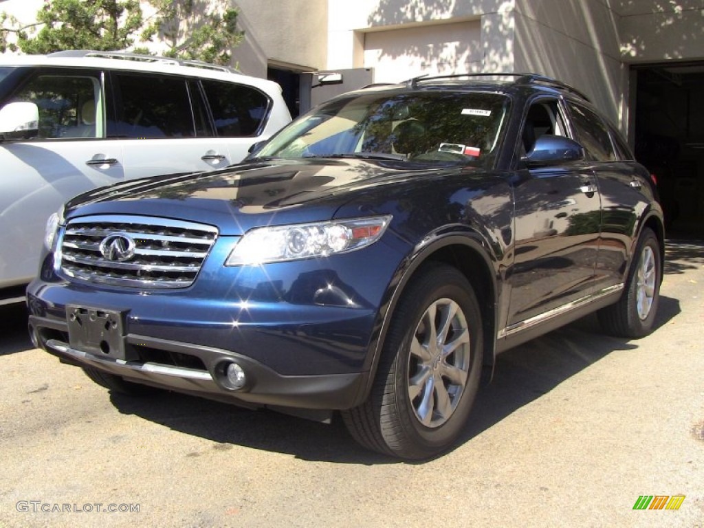 2007 FX 35 AWD - Sapphire Blue Metallic / Graphite photo #2