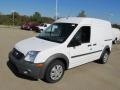 Frozen White 2012 Ford Transit Connect XL Van Exterior