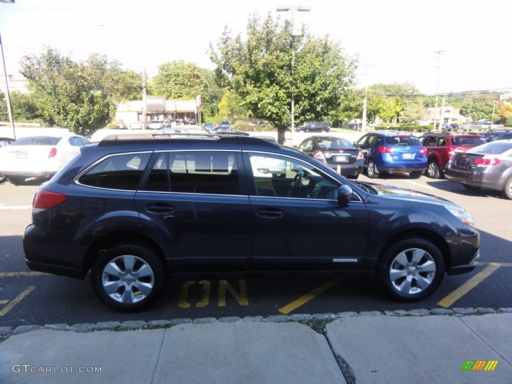 2011 Outback 2.5i Limited Wagon - Graphite Gray Metallic / Off Black photo #9