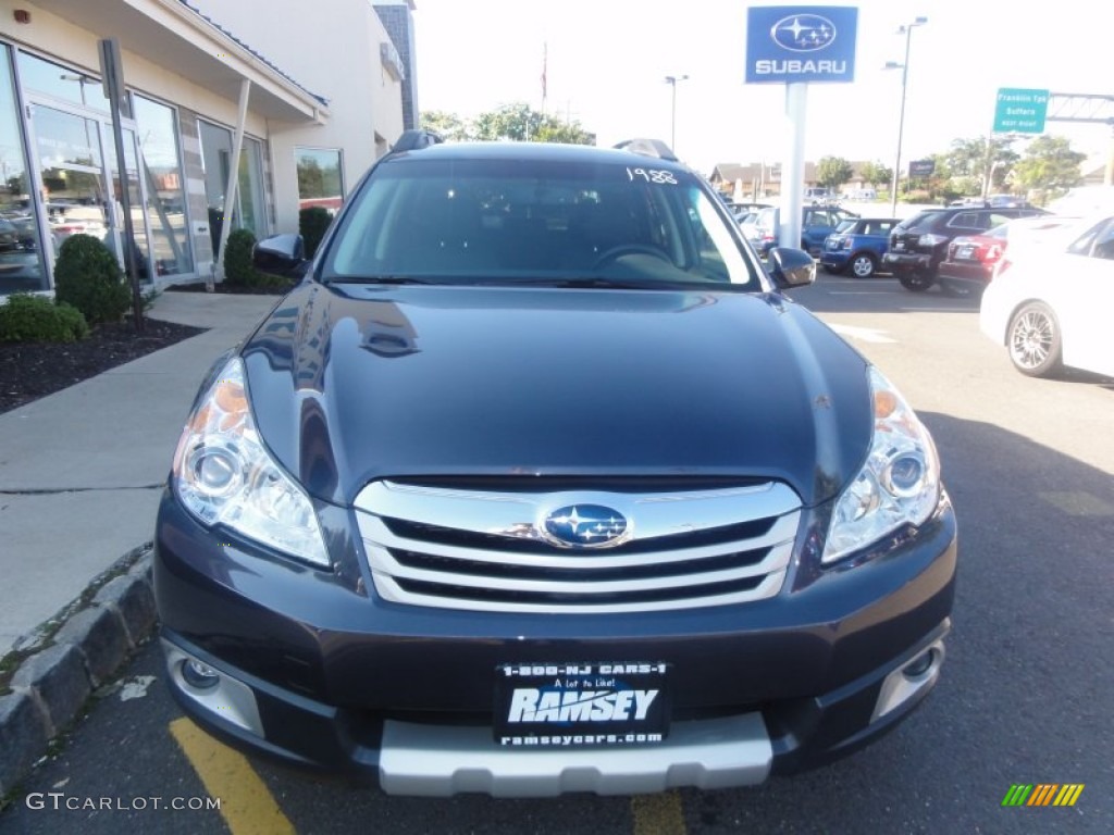 2011 Outback 2.5i Limited Wagon - Graphite Gray Metallic / Off Black photo #12