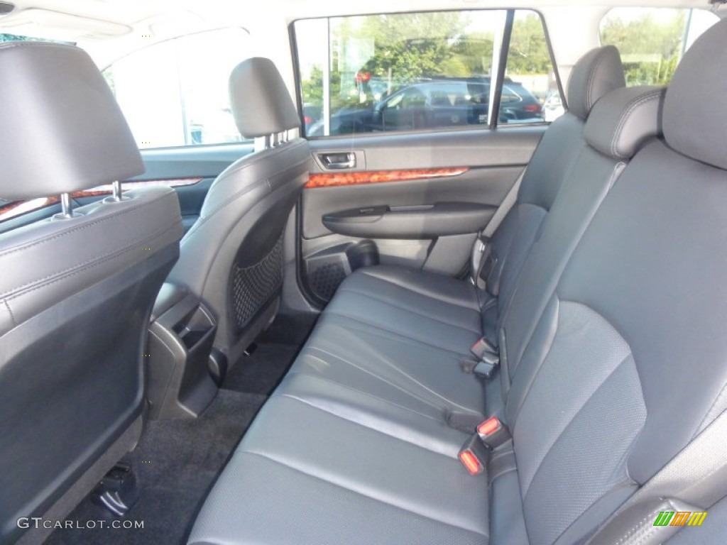 2011 Outback 2.5i Limited Wagon - Graphite Gray Metallic / Off Black photo #15