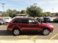 2011 Ruby Red Pearl Subaru Outback 2.5i Limited Wagon  photo #9