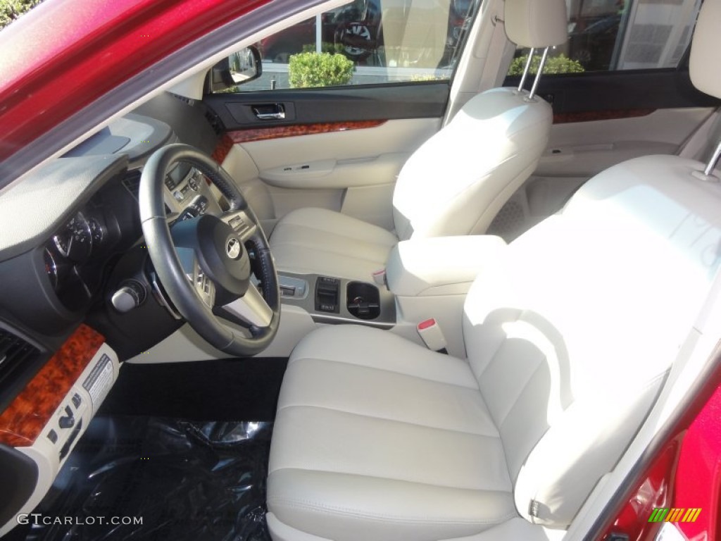 2011 Outback 2.5i Limited Wagon - Ruby Red Pearl / Warm Ivory photo #13