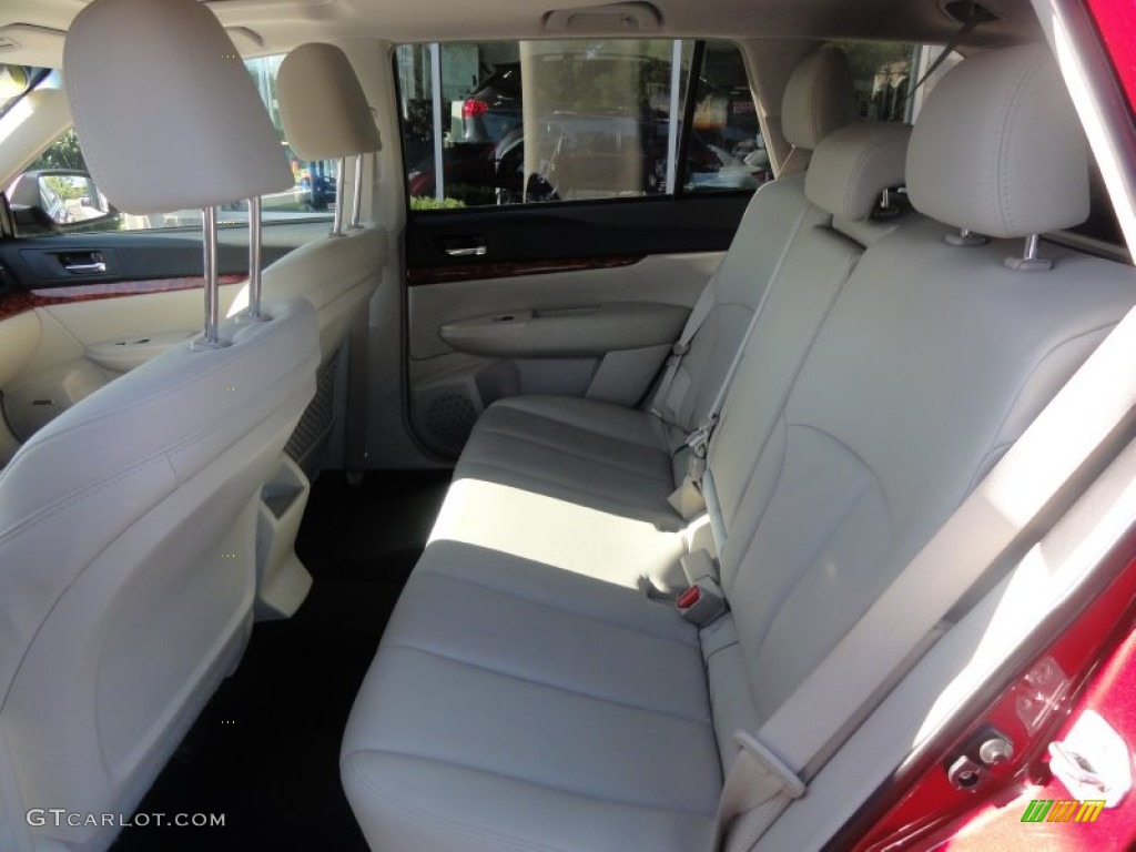 2011 Outback 2.5i Limited Wagon - Ruby Red Pearl / Warm Ivory photo #14