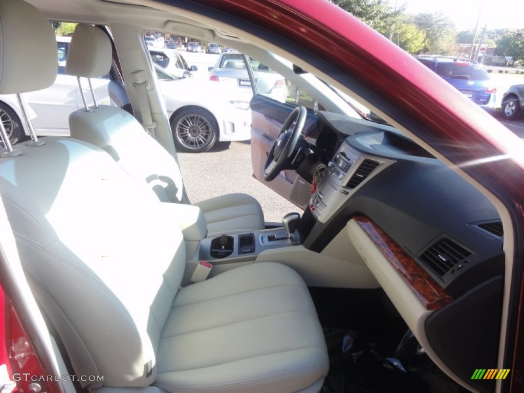 2011 Outback 2.5i Limited Wagon - Ruby Red Pearl / Warm Ivory photo #16
