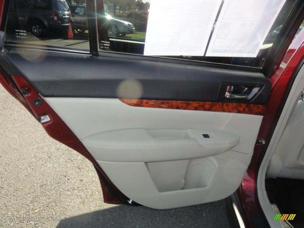 2011 Outback 2.5i Limited Wagon - Ruby Red Pearl / Warm Ivory photo #22