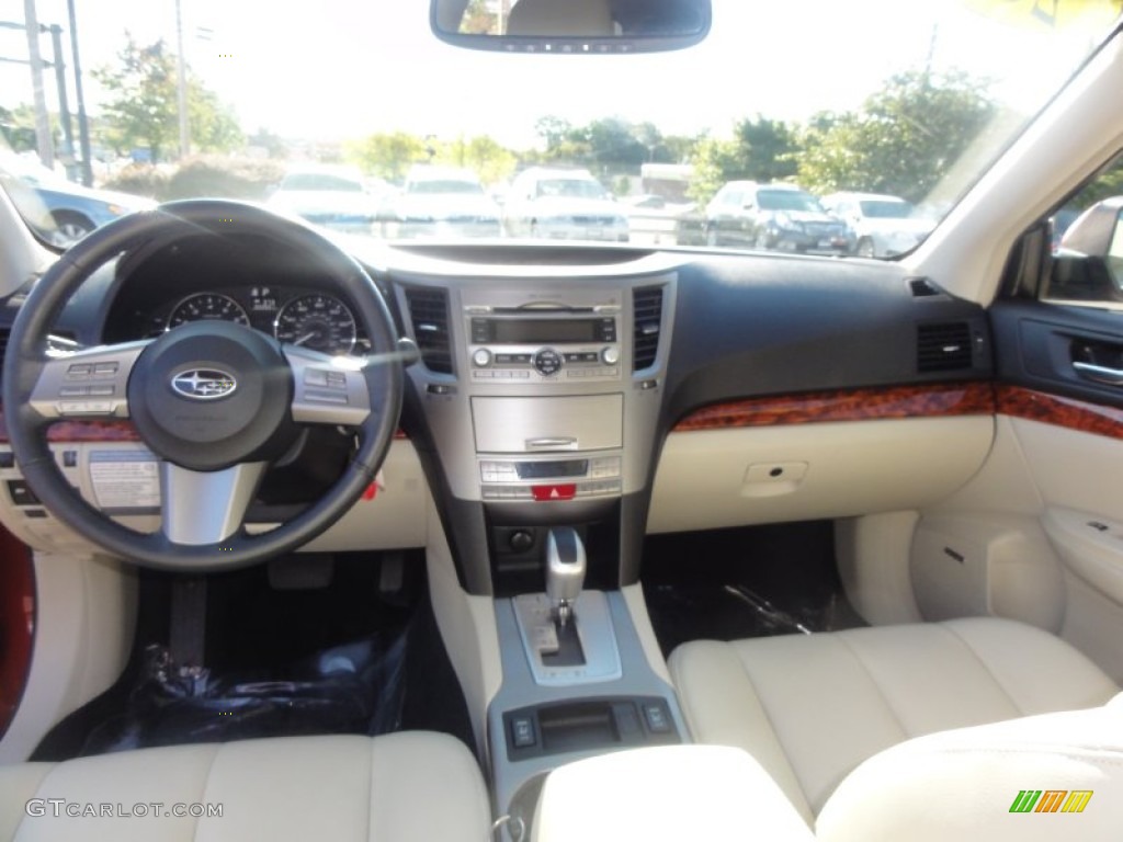 2011 Outback 2.5i Limited Wagon - Ruby Red Pearl / Warm Ivory photo #24