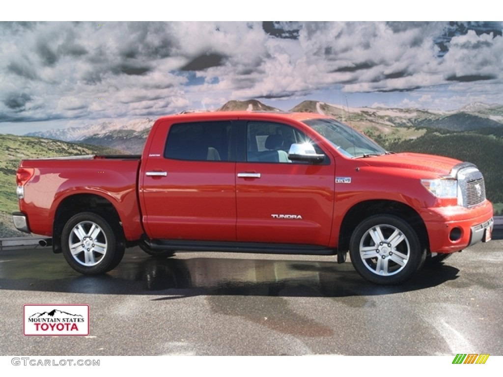 Radiant Red Toyota Tundra