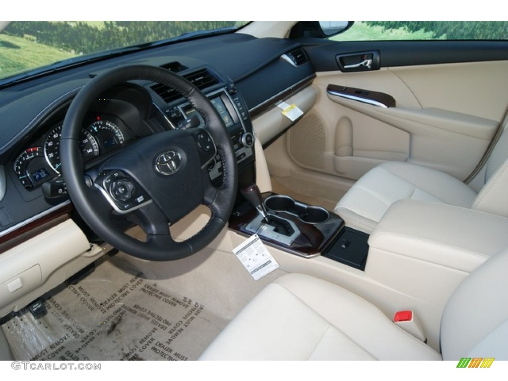 Ivory Interior 2012 Toyota Camry XLE V6 Photo #55056477