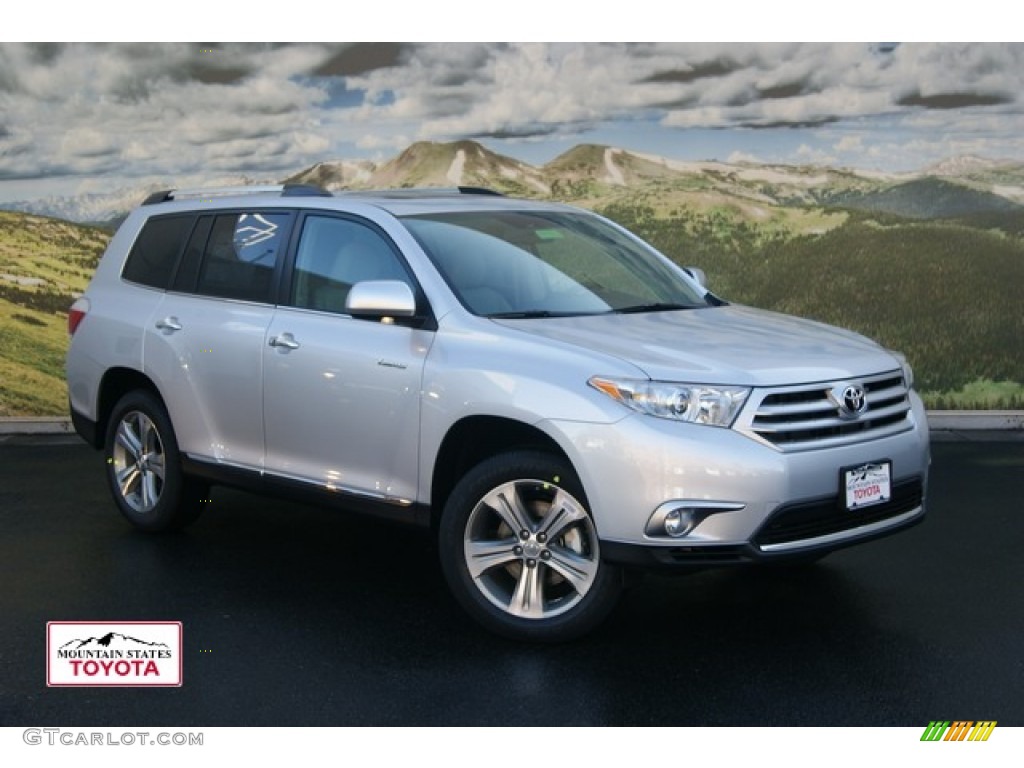 2012 Highlander Limited 4WD - Classic Silver Metallic / Ash photo #1