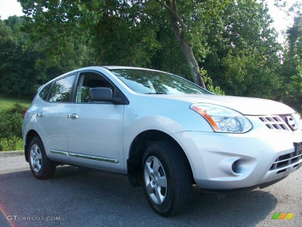 2011 Rogue S AWD - Silver Ice Metallic / Black photo #5