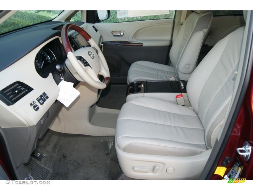Bisque Interior 2012 Toyota Sienna Limited AWD Photo #55056789