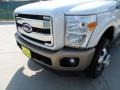 2011 White Platinum Tri-Coat Metallic Ford F350 Super Duty King Ranch Crew Cab 4x4 Dually  photo #10