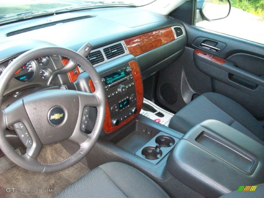 Ebony Interior 2010 Chevrolet Avalanche LS 4x4 Photo #55056939