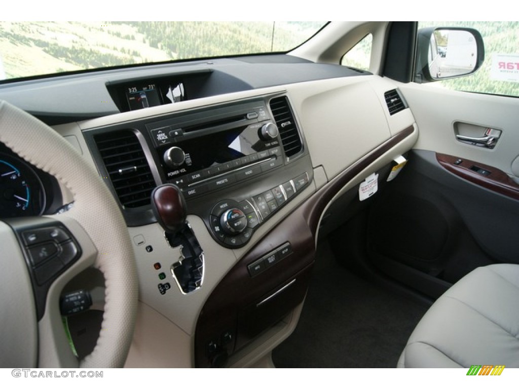 2012 Toyota Sienna XLE AWD Light Gray Dashboard Photo #55056978