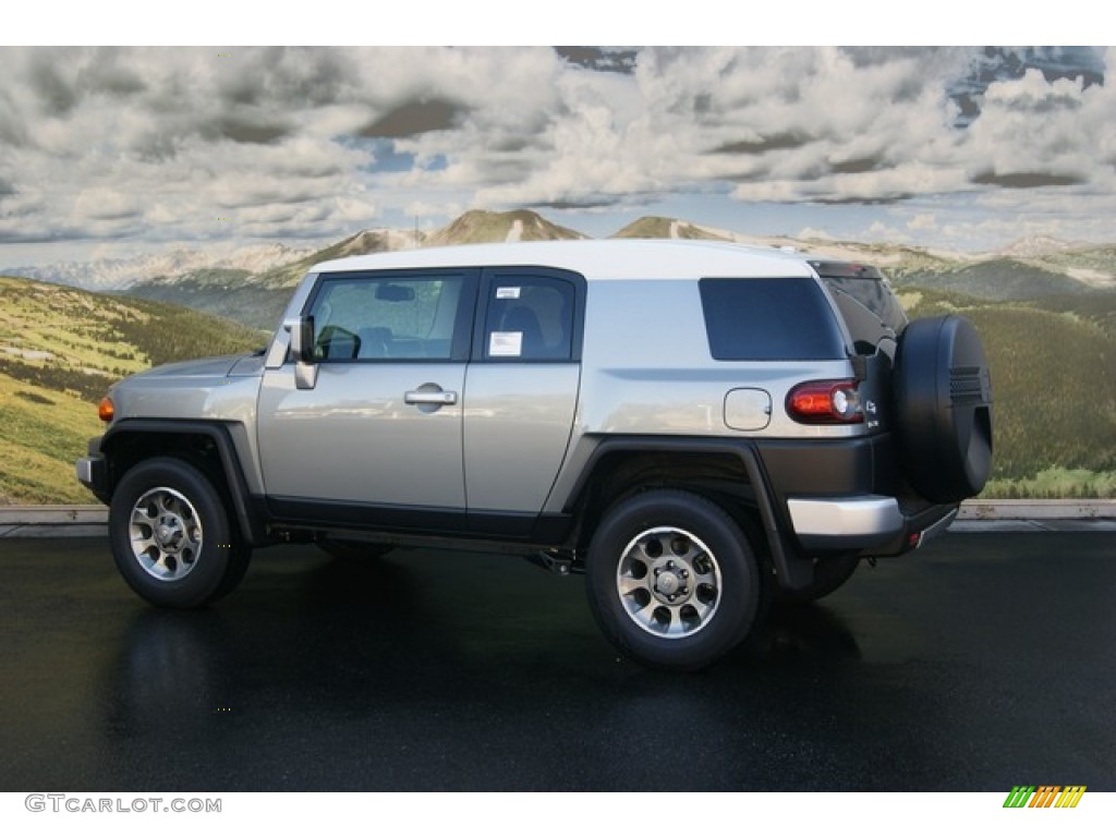 Silver Fresco Metallic 2012 Toyota FJ Cruiser 4WD Exterior Photo #55057095