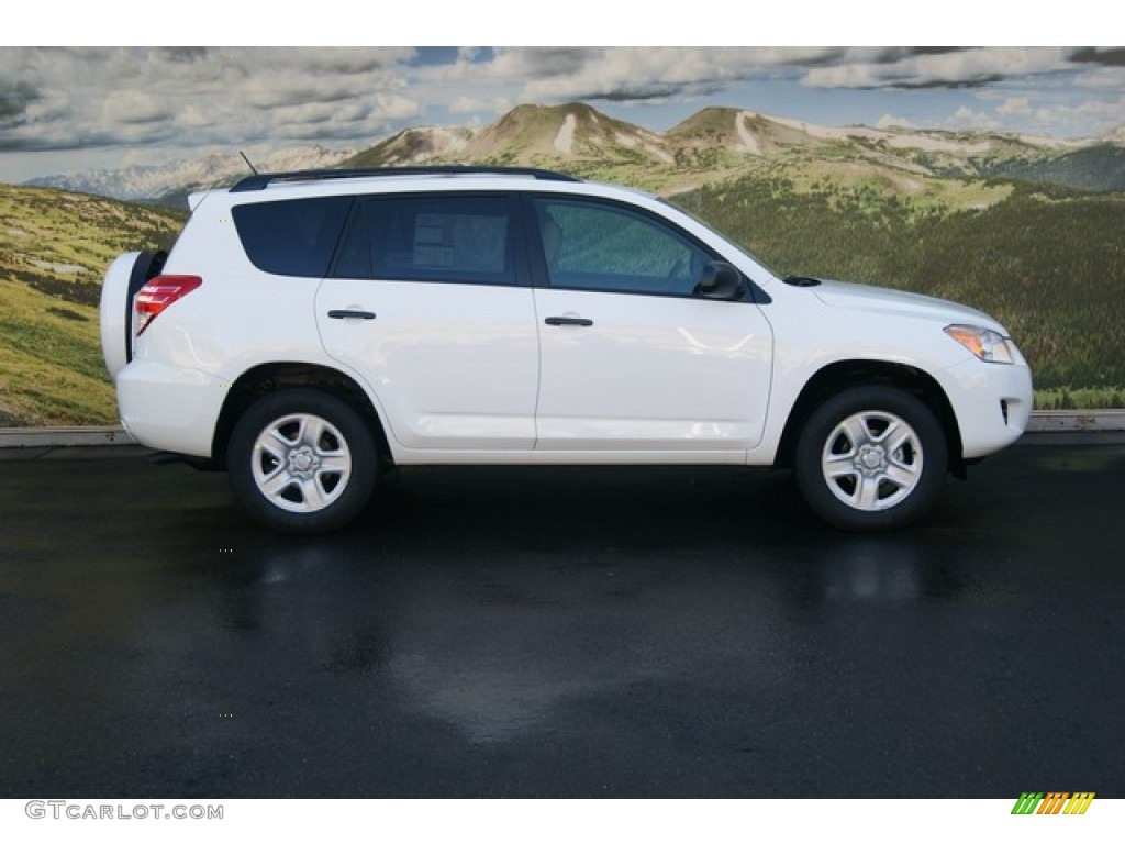 2011 RAV4 I4 4WD - Super White / Sand Beige photo #2