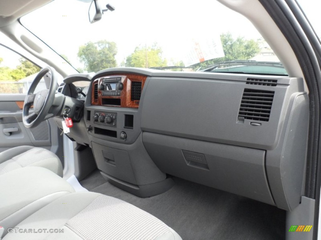 2006 Ram 1500 SLT Lone Star Edition Quad Cab - Bright White / Medium Slate Gray photo #25