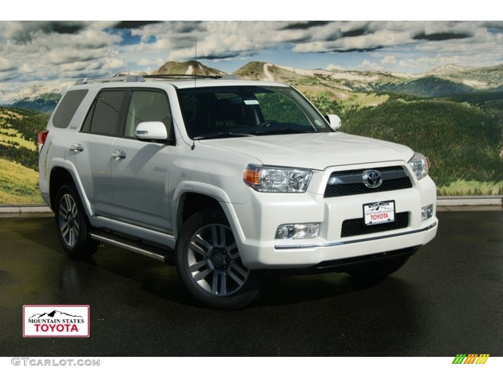 2011 4Runner Limited 4x4 - Blizzard White Pearl / Black Leather photo #1