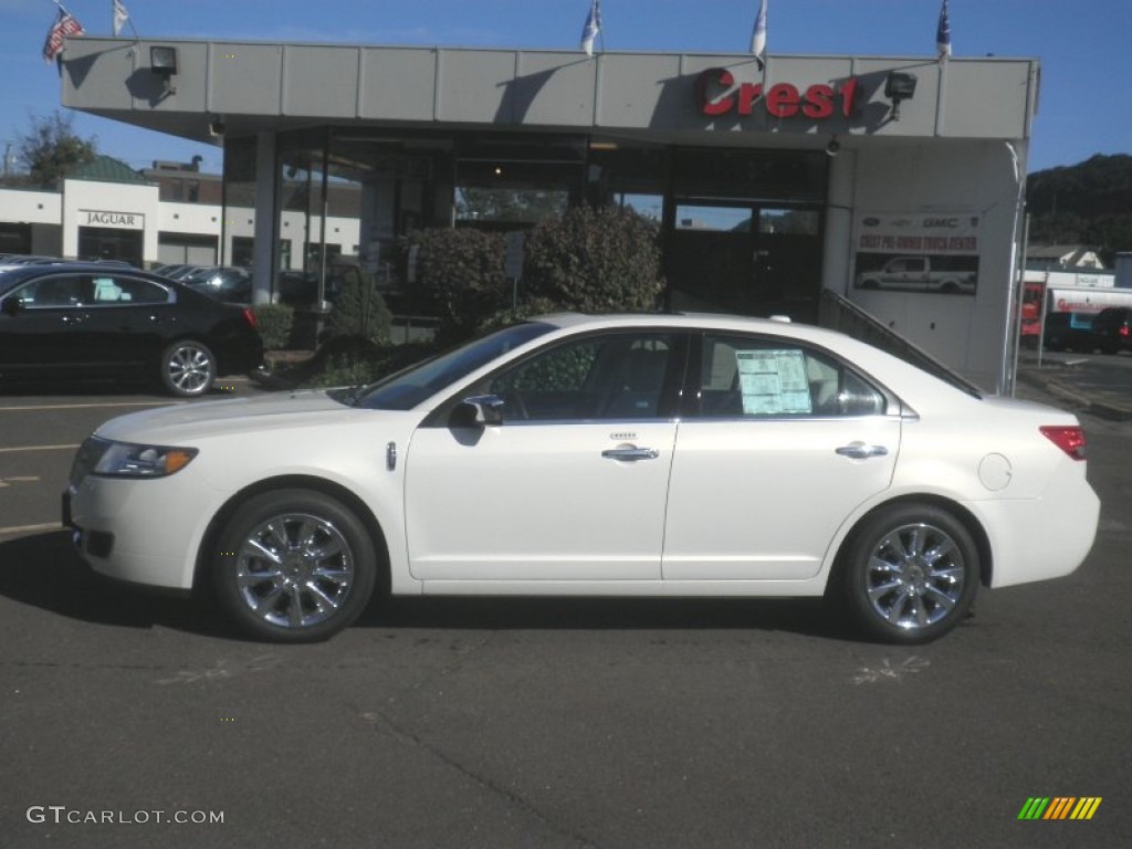 2012 MKZ AWD - White Platinum Metallic Tri-Coat / Cashmere photo #1