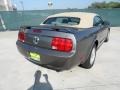 2005 Mineral Grey Metallic Ford Mustang V6 Deluxe Convertible  photo #3