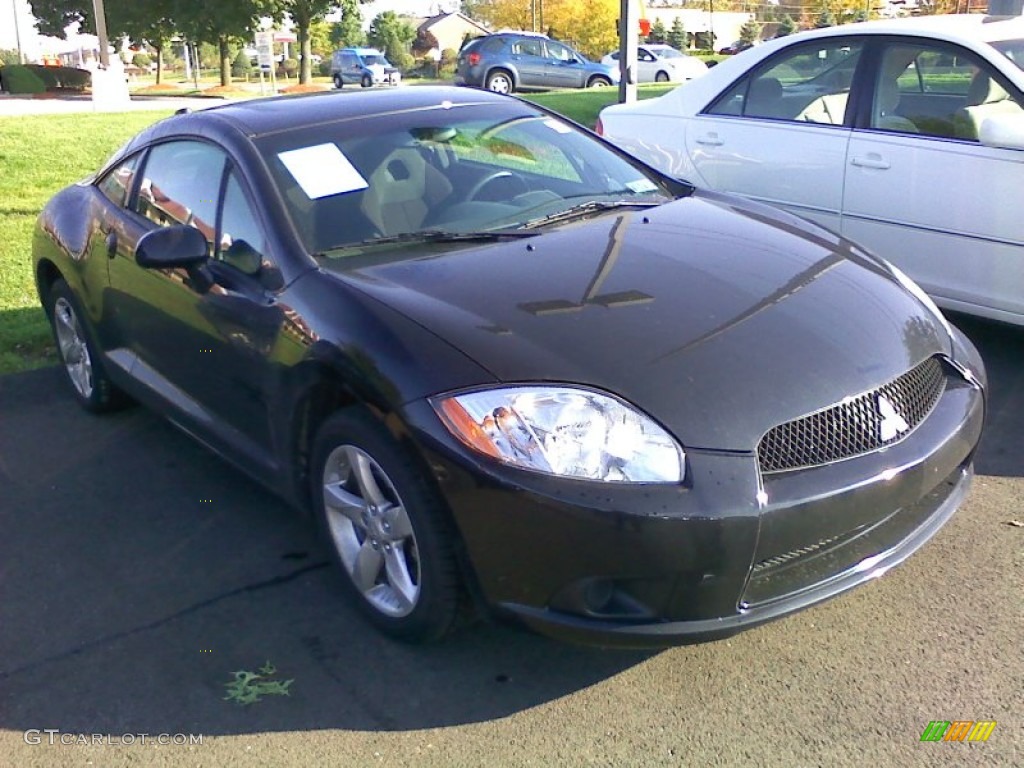 2009 Eclipse GS Coupe - Kalapana Black Satin / Dark Charcoal photo #1