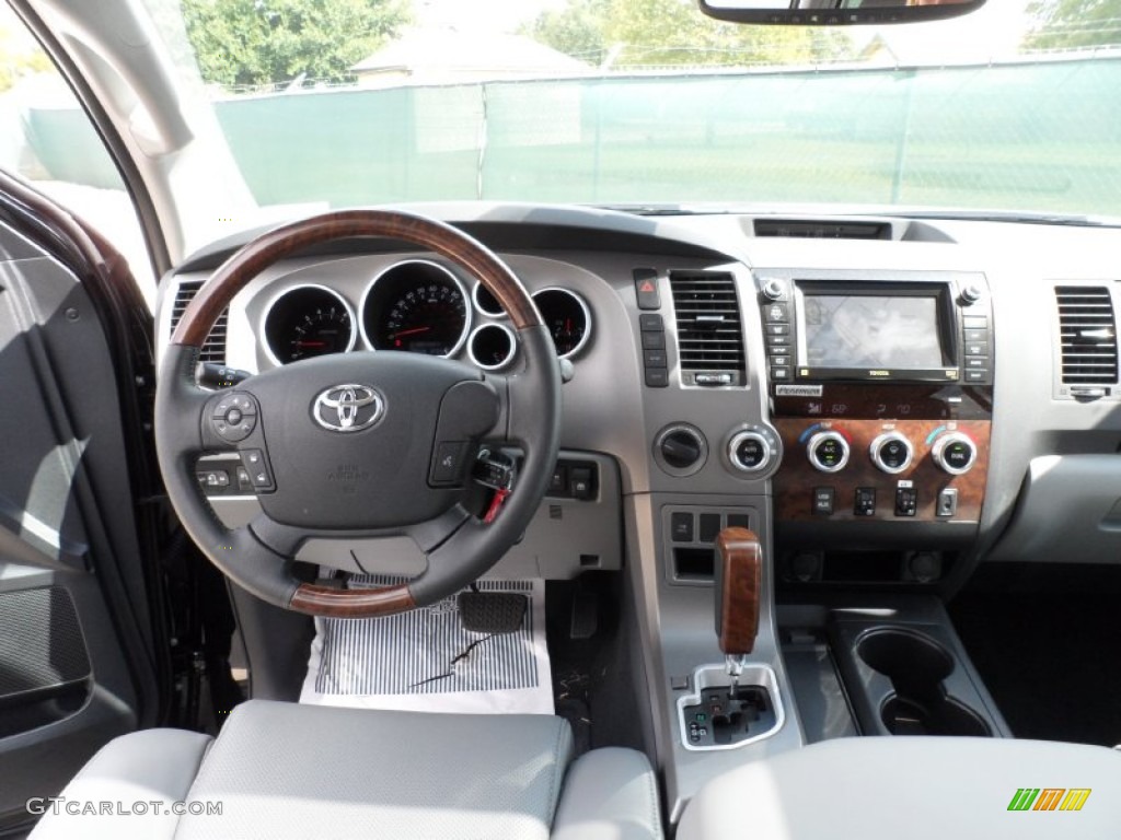 2012 Toyota Tundra Platinum CrewMax 4x4 Graphite Dashboard Photo #55060029