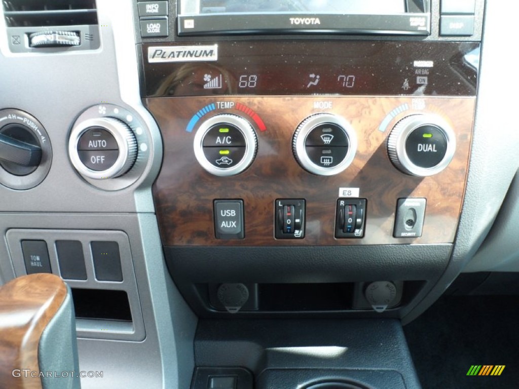 2012 Toyota Tundra Platinum CrewMax 4x4 Controls Photo #55060056