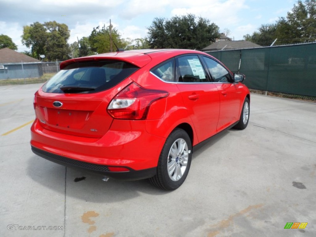 Race Red 2012 Ford Focus SEL 5-Door Exterior Photo #55060134