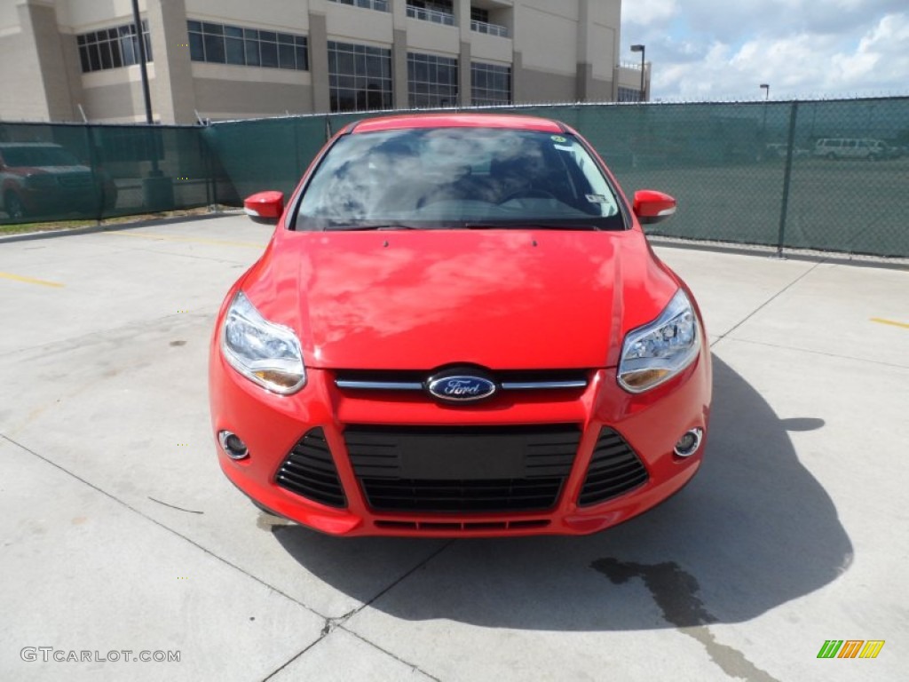Race Red 2012 Ford Focus SEL 5-Door Exterior Photo #55060179