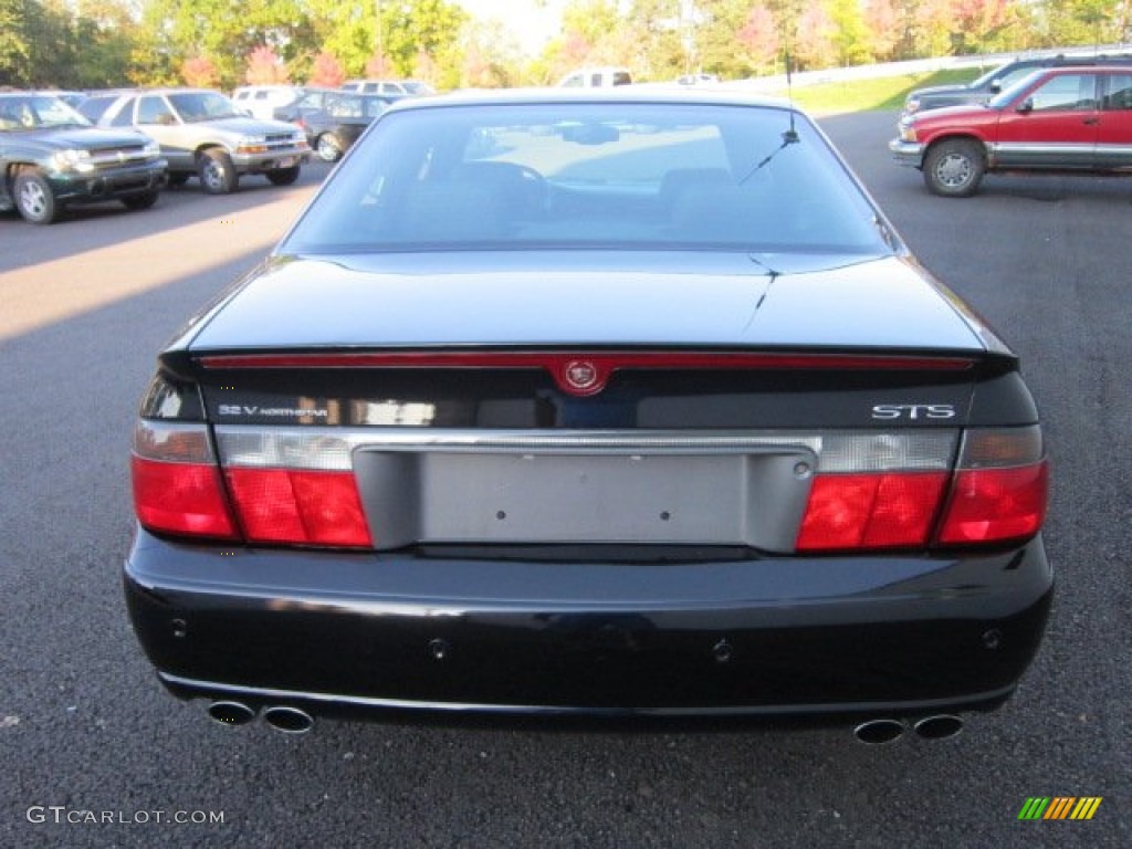 Blue Onyx 2002 Cadillac Seville STS Exterior Photo #55060284