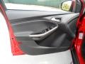 Charcoal Black 2012 Ford Focus SEL 5-Door Door Panel