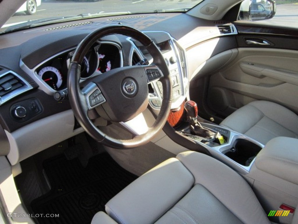 Shale/Brownstone Interior 2010 Cadillac SRX 4 V6 Turbo AWD Photo #55060725