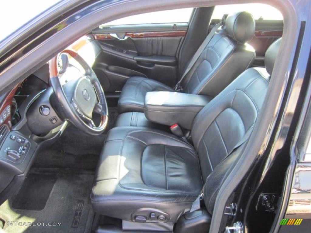 Black Interior 2004 Cadillac DeVille DHS Photo #55060914