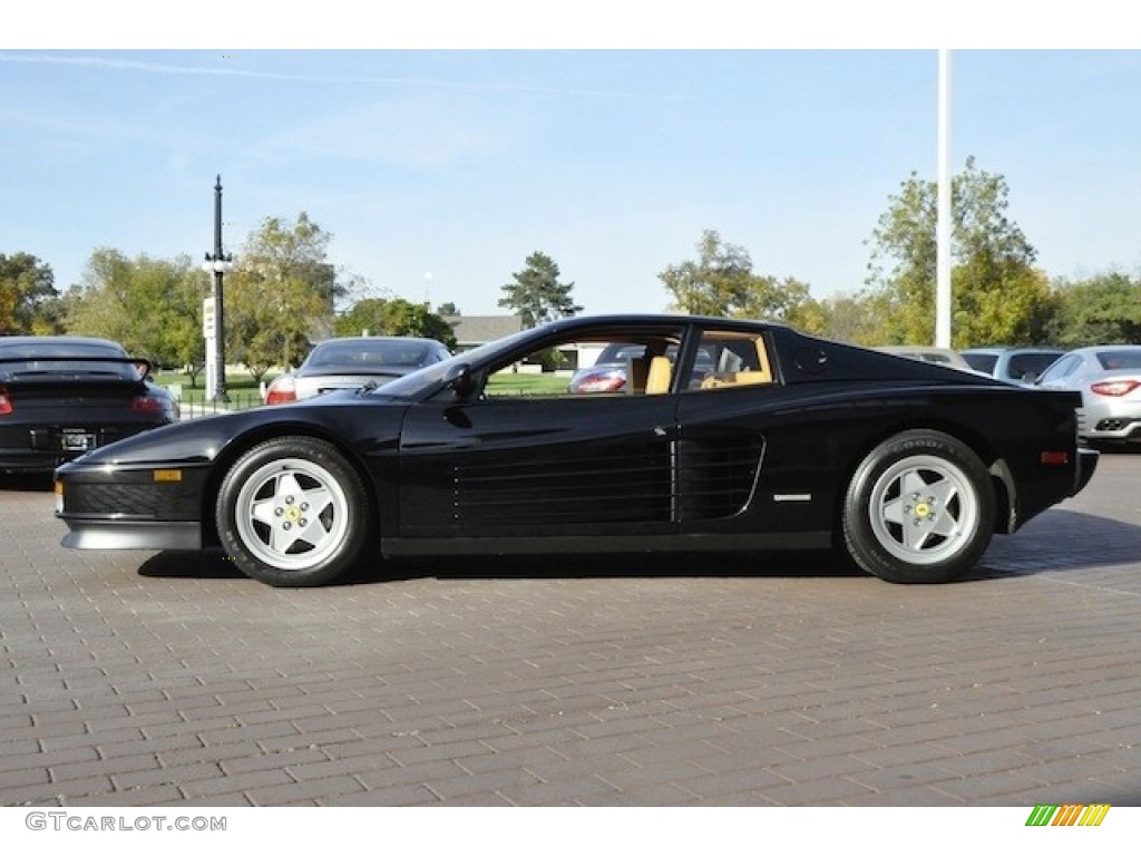 Black 1990 Ferrari Testarossa Standard Testarossa Model Exterior Photo #55061310