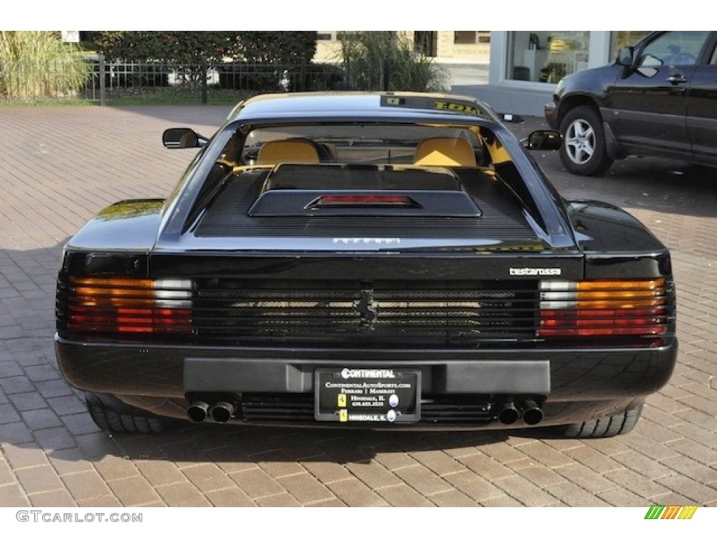 Black 1990 Ferrari Testarossa Standard Testarossa Model Exterior Photo #55061325