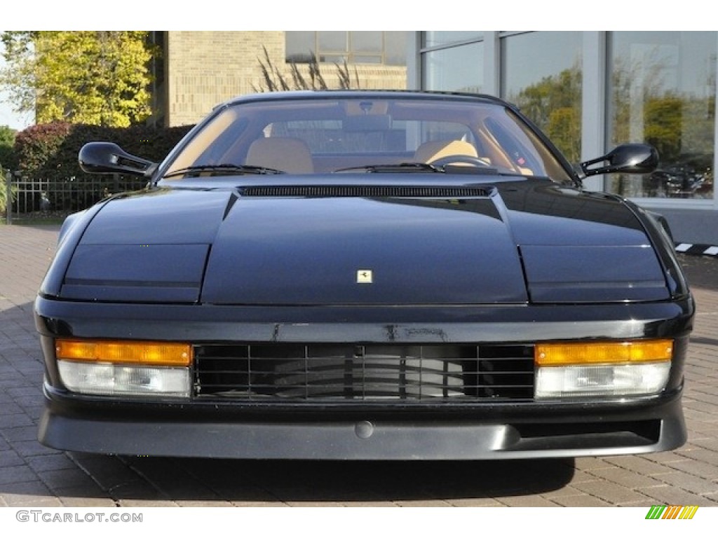 Black 1990 Ferrari Testarossa Standard Testarossa Model Exterior Photo #55061379