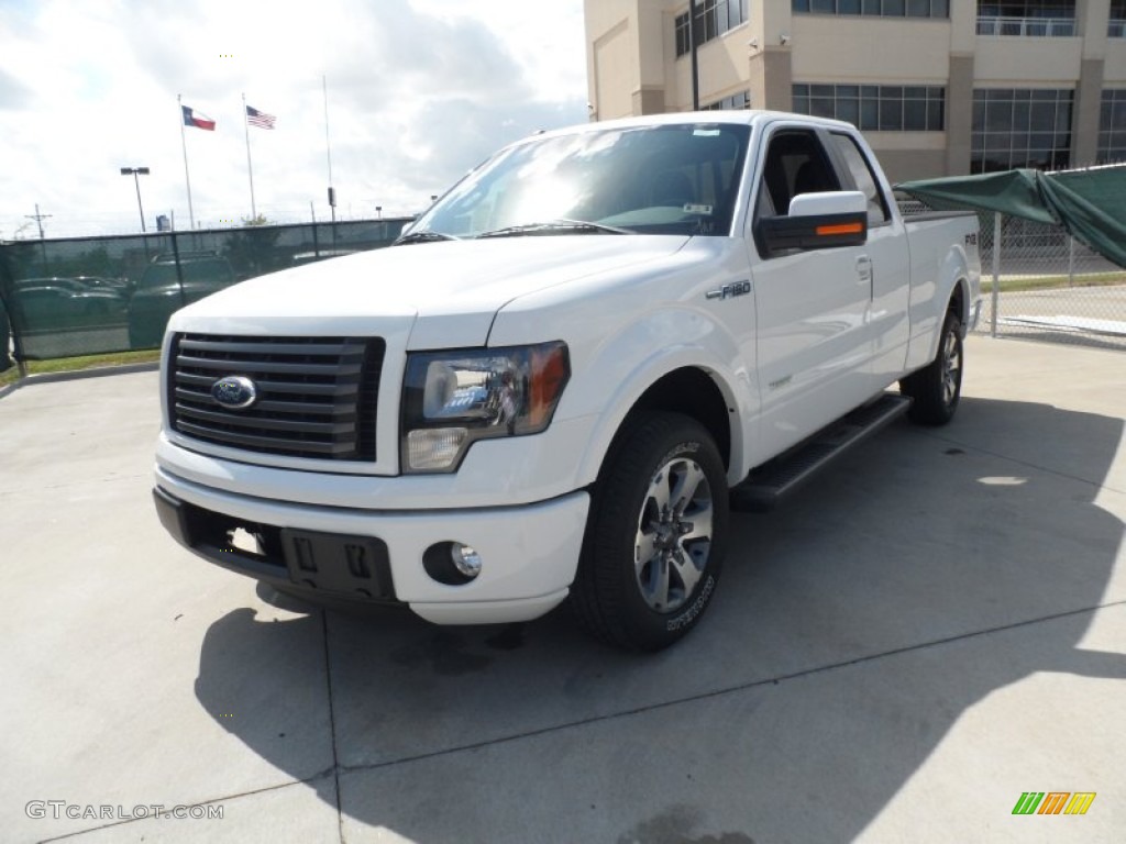 2011 F150 FX2 SuperCab - Oxford White / Black photo #7