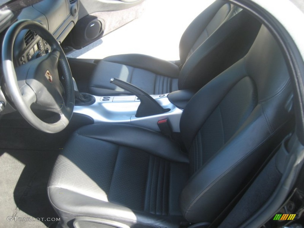 Black Interior 2003 Porsche Boxster Standard Boxster Model Photo #55062948