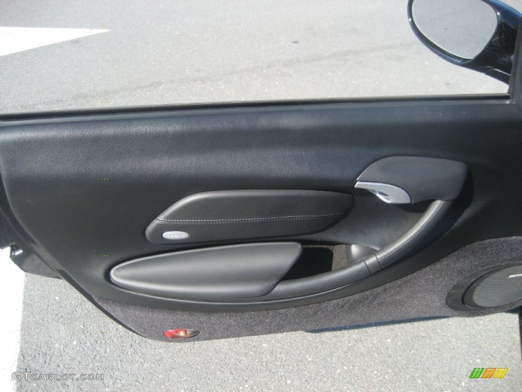 2003 Porsche Boxster Standard Boxster Model Black Door Panel Photo #55062960